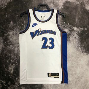 Maillot de Basket #23 Jordan Washington Wizards 22-23 city Blanc